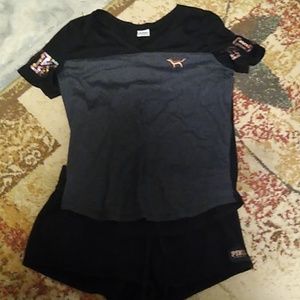 Victoria secret shorts and shirt